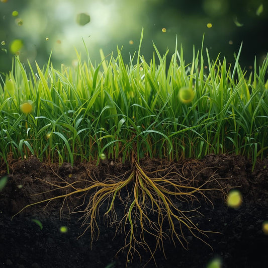 Zoysia lawn fertilized with Z NPK Fertilizer Series